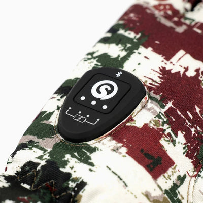 Heat setting control on Rock Camo Hunting Gloves