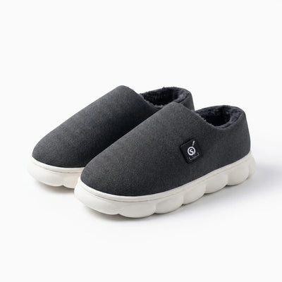 Savior Heat Unisex Rechargeable Heated Slippers in unisex fit