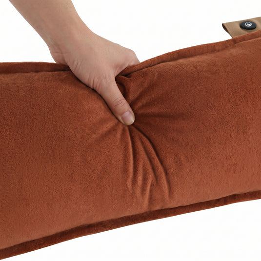 Savior Heat Heated Lumbar Pillow with 3 Heat Levels & Rechargeable Battery
