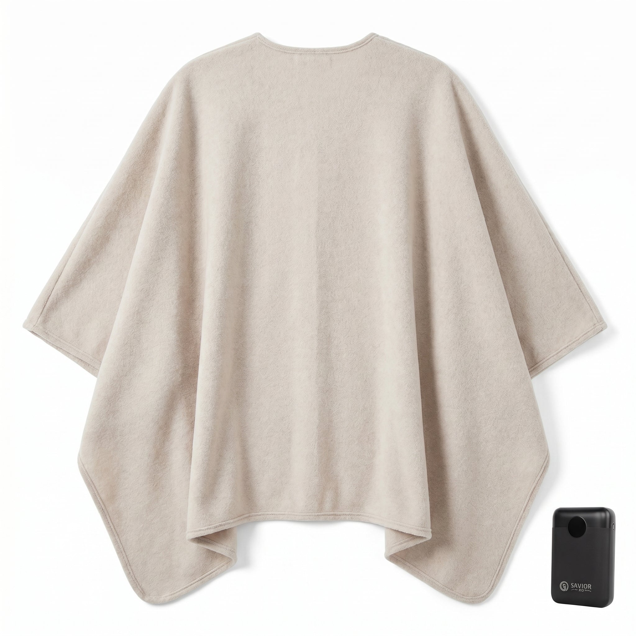 Graphene Heated Shawl with 3 Heat Levels and Ultra-Soft Wool-Touch Fabric