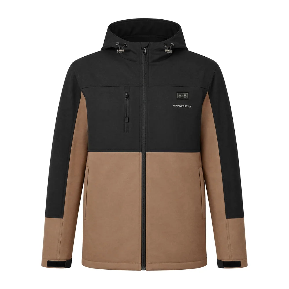 Heating zone coverage on Savior Heat Heavy Canvas Heated Work Jacket