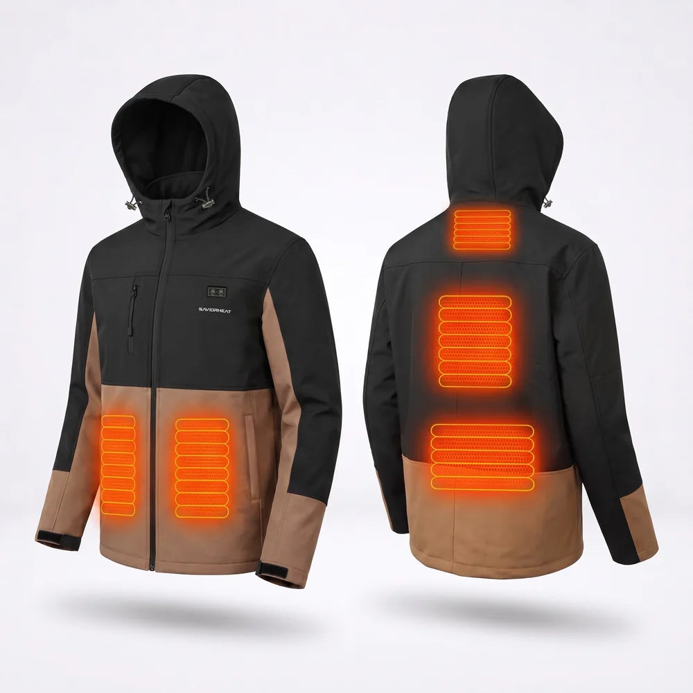 Savior Heat Heavy Canvas Heated Work Jacket delivering long-lasting warmth