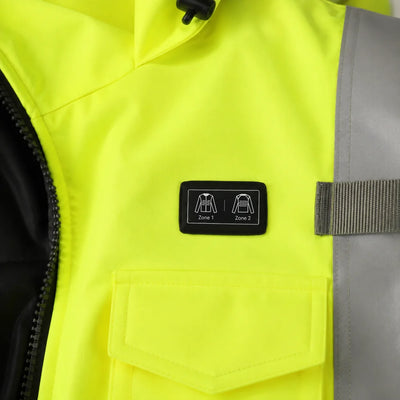 Savior Heat High-Visibility Utility Heated Work Jacket for heavy-duty work use