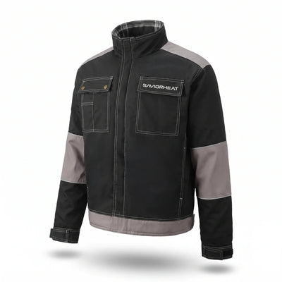 Heating zone coverage on Savior Heat Comfort-Lined Heated Work Jacket