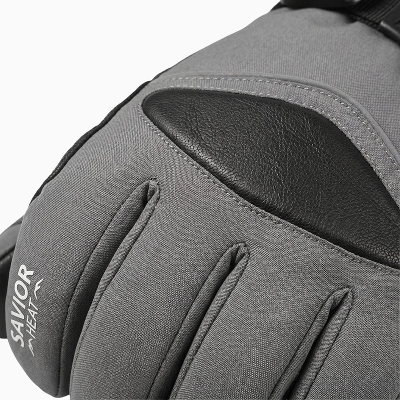 Load image into Gallery viewer, Heated ski gloves feature a TPU waterproof membrane that enhances weather resistance.
