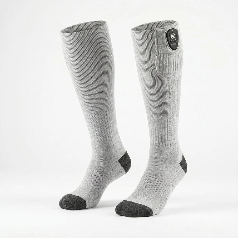 Heating zone coverage on App Controlled Heated Socks