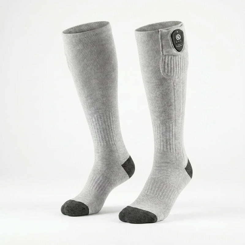 Heating zone coverage on App Controlled Heated Socks
