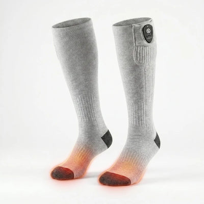 Heating zone coverage on App Controlled Heated Socks