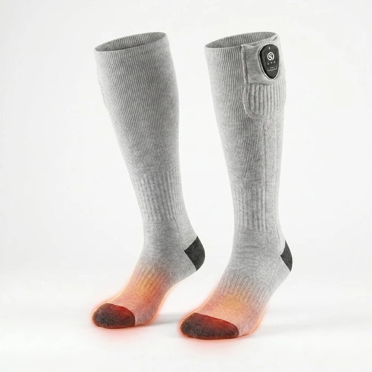 Heating zone coverage on App Controlled Heated Socks