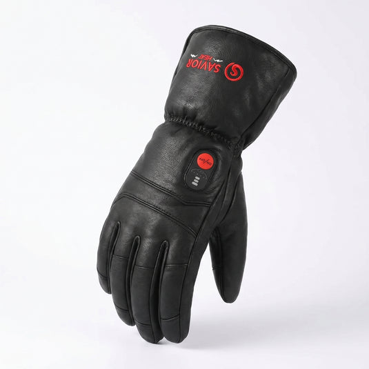 Savior Electric Heated Leather Gloves