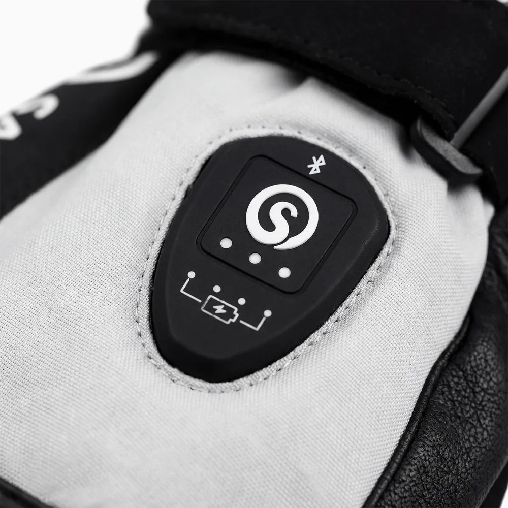 Heat setting control on Heated Motorcycle Gloves
