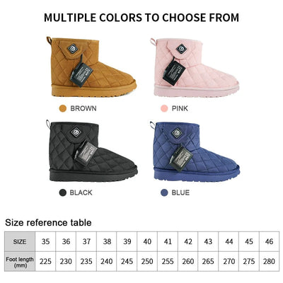 SAVIOR Heated Warm Indoor Cotton Boots with plush lining