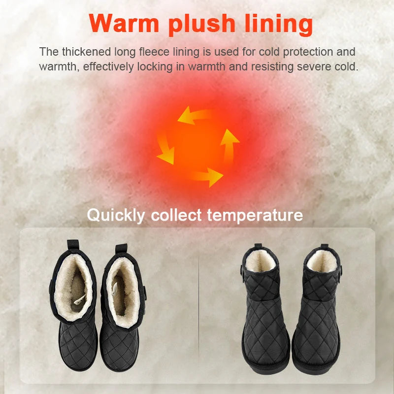 SAVIOR Heated Warm Indoor Cotton Boots alternate product view