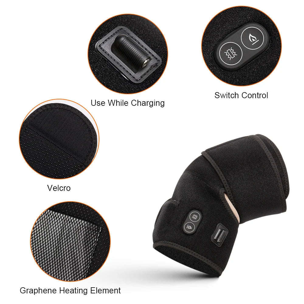 SAVIOR Heated Knee Brace closer product view