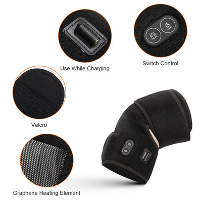 SAVIOR Heated Knee Brace closer product view