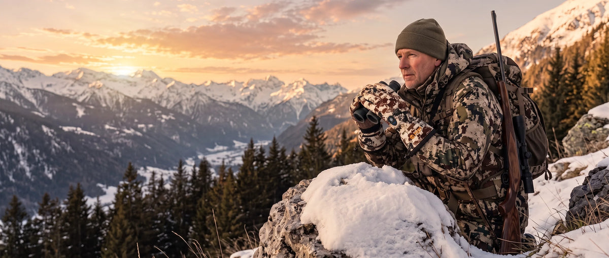 SAVIOR HEAT heated hunting gear banner for mobile