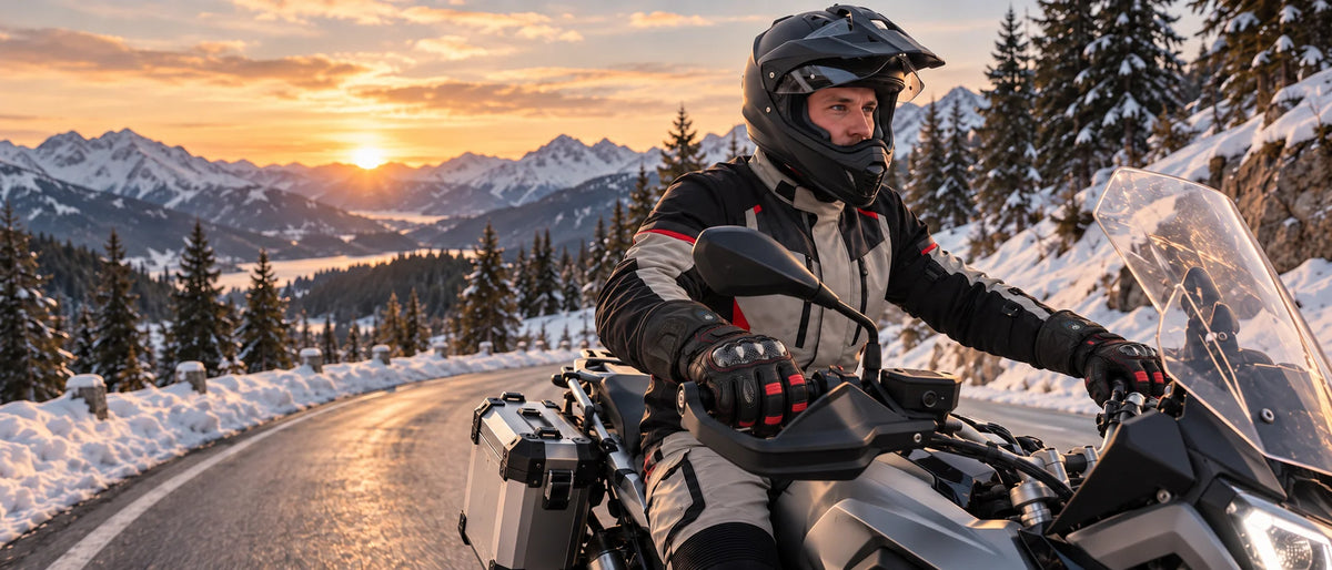 SAVIOR HEAT heated motorcycle gloves banner for desktop