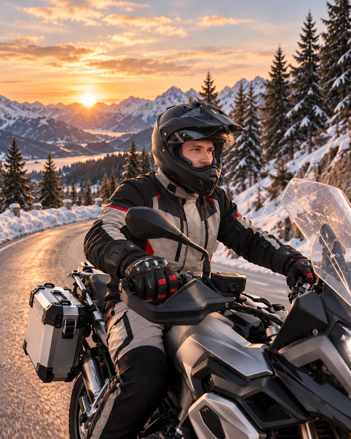 SAVIOR HEAT heated motorcycle gloves banner for mobile