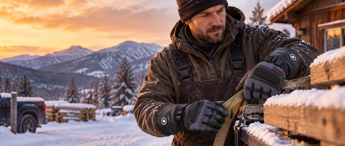 SAVIOR HEAT heated workwear gear banner for desktop