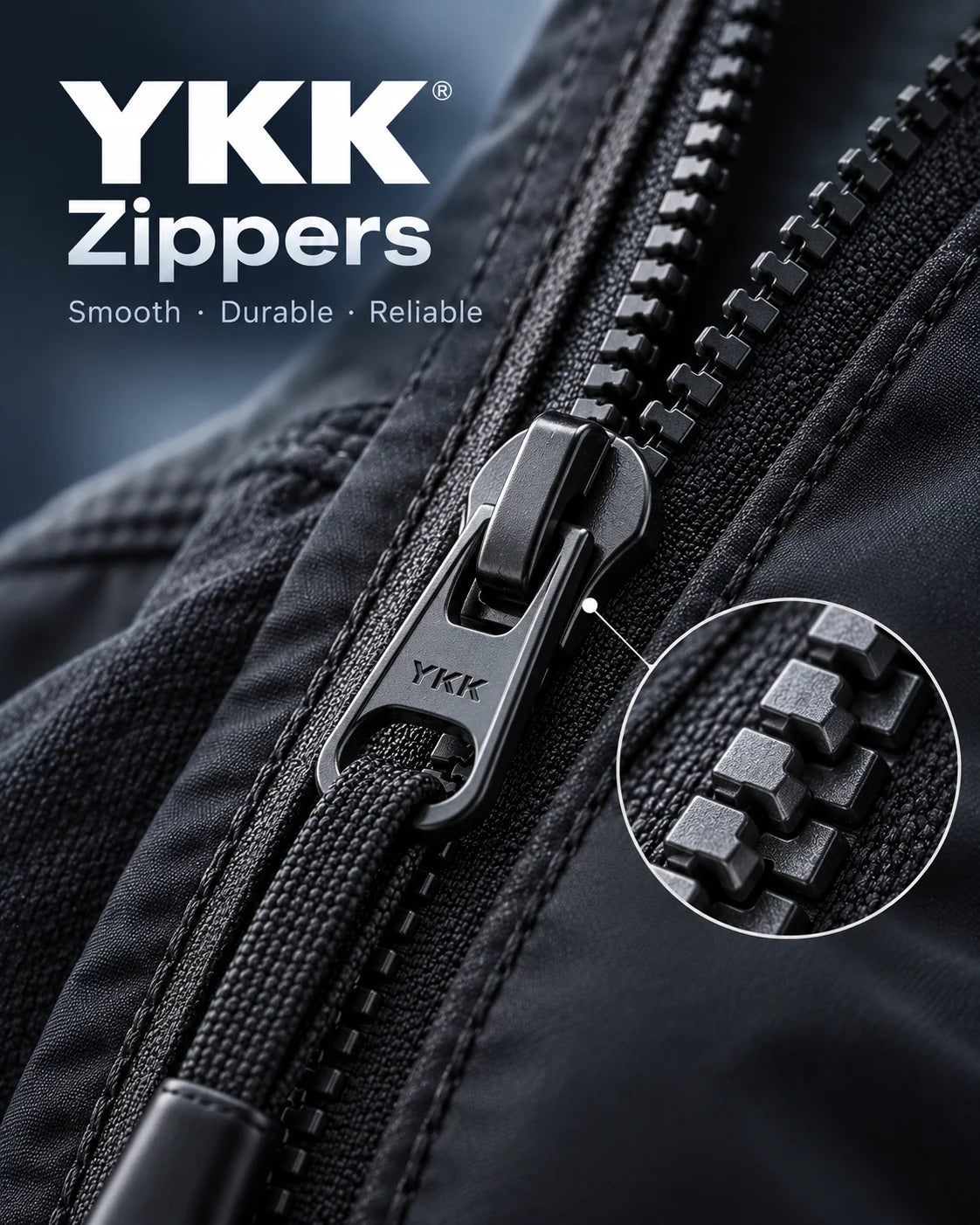 SAVIOR HEAT YKK premium zipper hardware