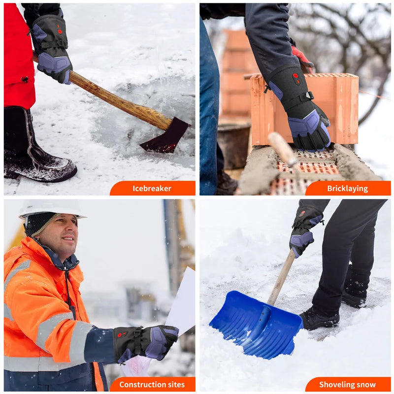 Load image into Gallery viewer, Durable Heated Work Gloves detail view
