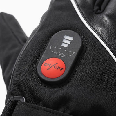 Heat setting control on Performance Heated Ski Gloves