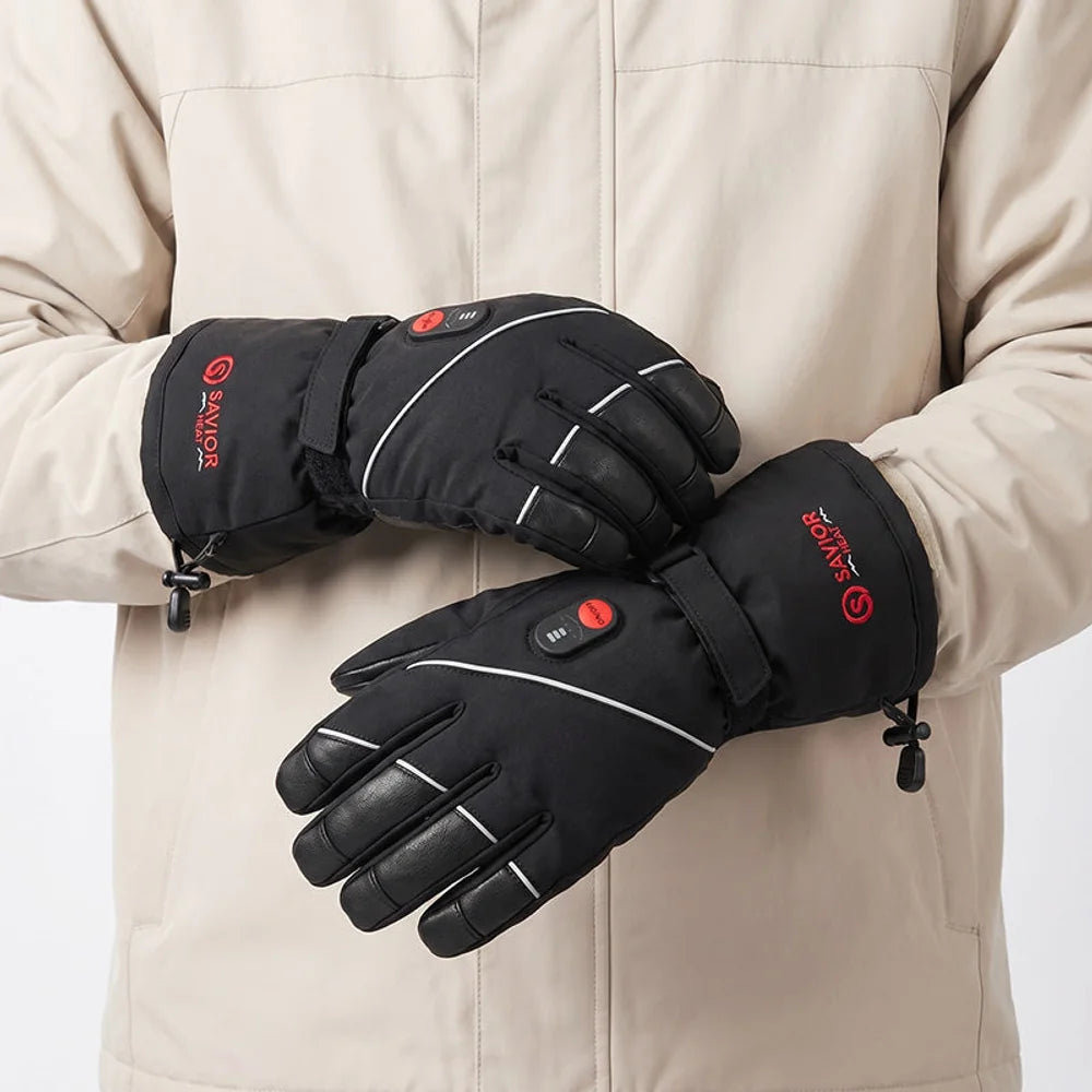 Performance Heated Ski Gloves for skiing