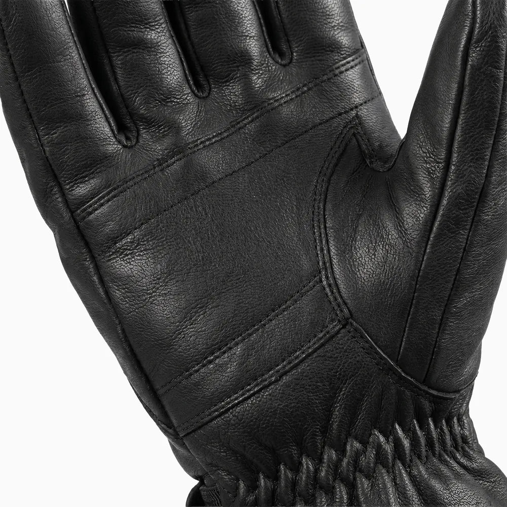 Anti-slip palm detail of Full Leather Heated Gloves