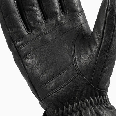 Anti-slip palm detail of Full Leather Heated Gloves