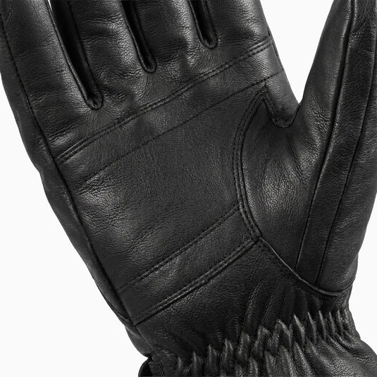 Anti-slip palm detail of Full Leather Heated Gloves