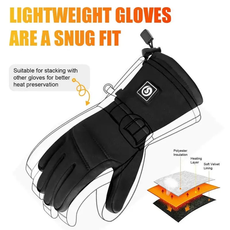 Load image into Gallery viewer, Lightweight Heated Gloves detail view
