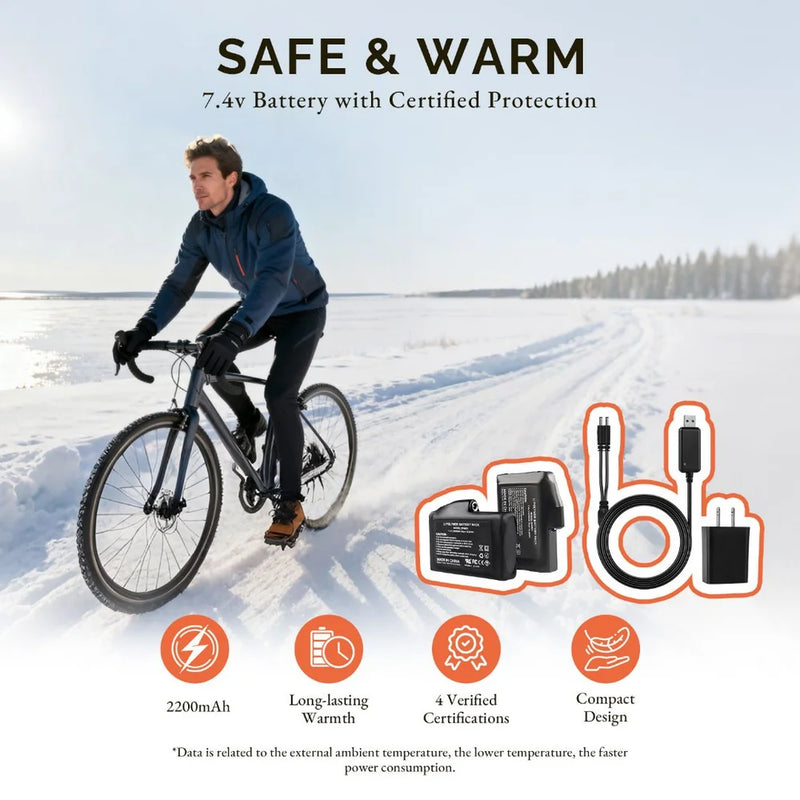 Load image into Gallery viewer, Lightweight Heated Gloves detail view
