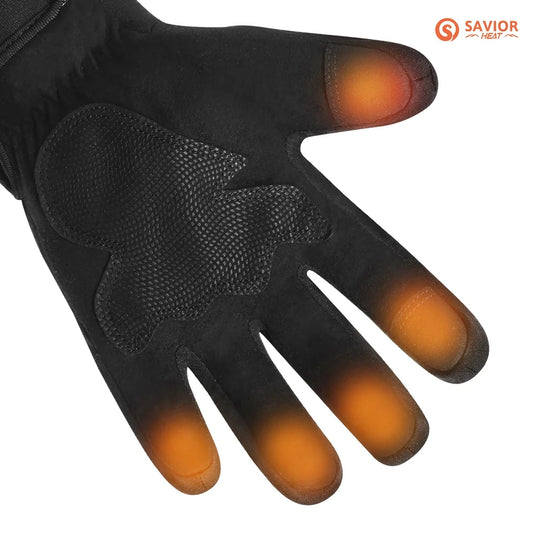 Breathable Heated Cycling Gloves detail view