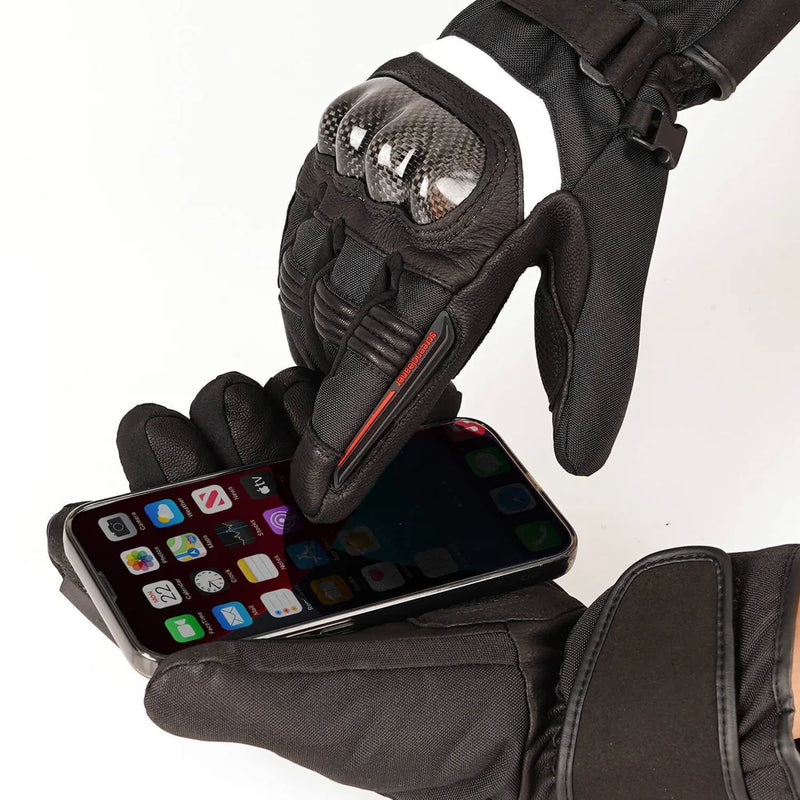 Load image into Gallery viewer, Heated Motorcycle Gloves detail view
