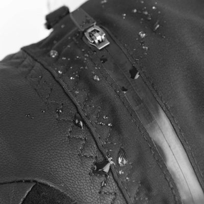 Full Leather Heated Mittens detail view