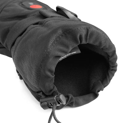 Full Leather Heated Mittens detail view