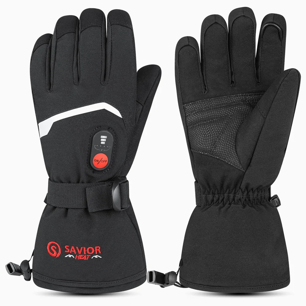 Anti-slip palm detail of Classic Heated Winter Gloves