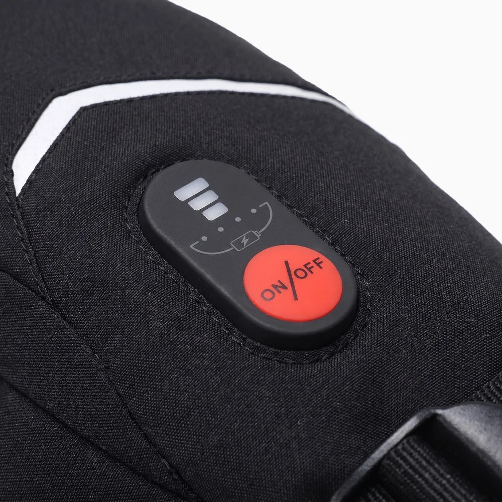 Heat setting control on Classic Heated Winter Mittens