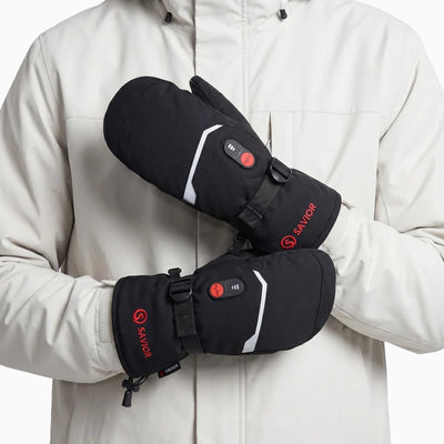 Classic Heated Winter Mittens for skiing