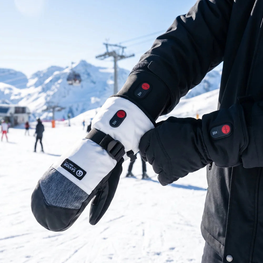 Thin Heated Gloves Anti Slip detail view