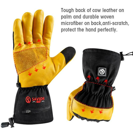 Oxford Fabric Heated Work Gloves detail view