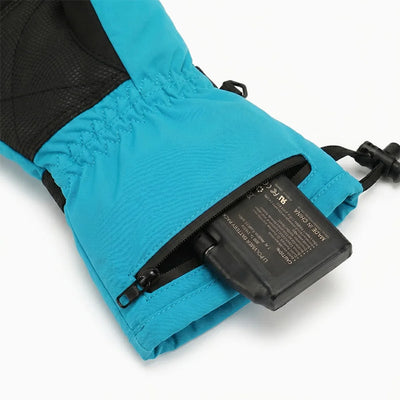 Rechargeable battery pack for Kids Heated Mittens Blue