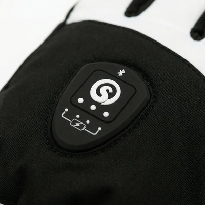Heat setting control on Heated Ski Gloves