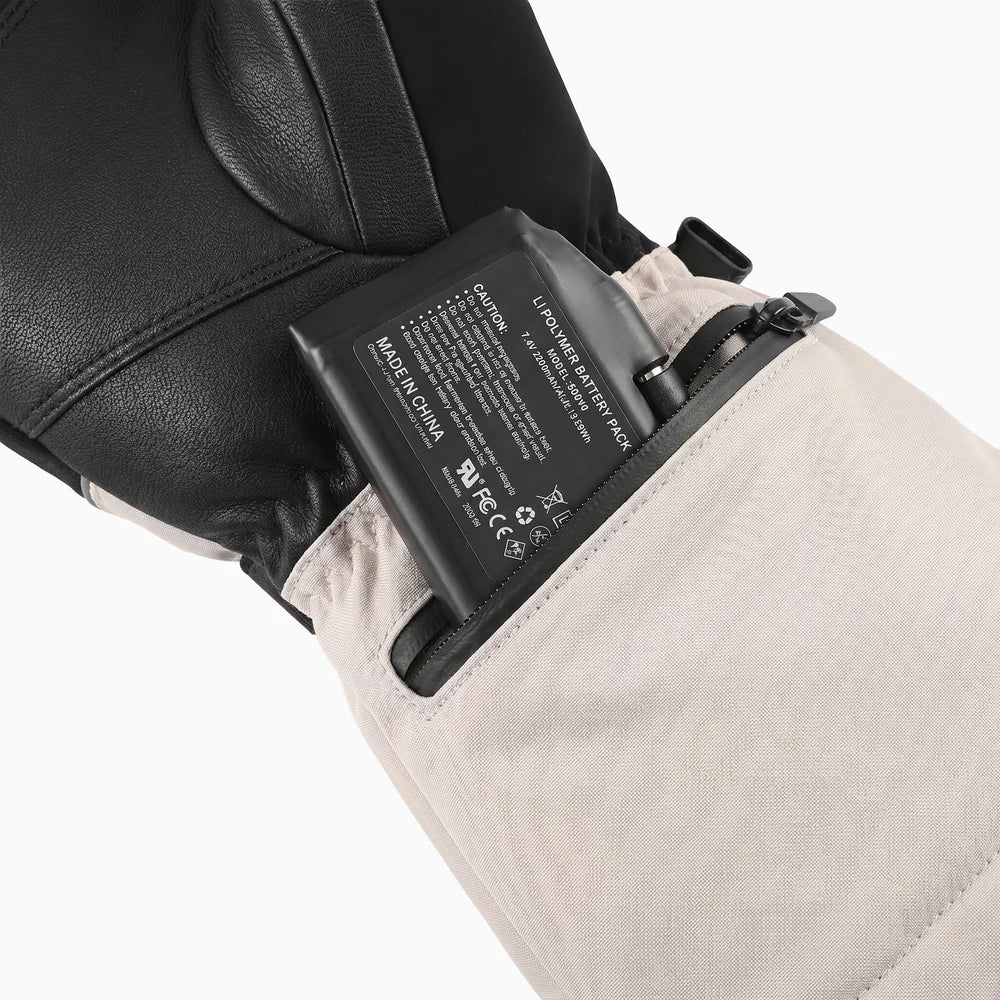 Rechargeable battery pack for Goatskin Heated Ski Gloves