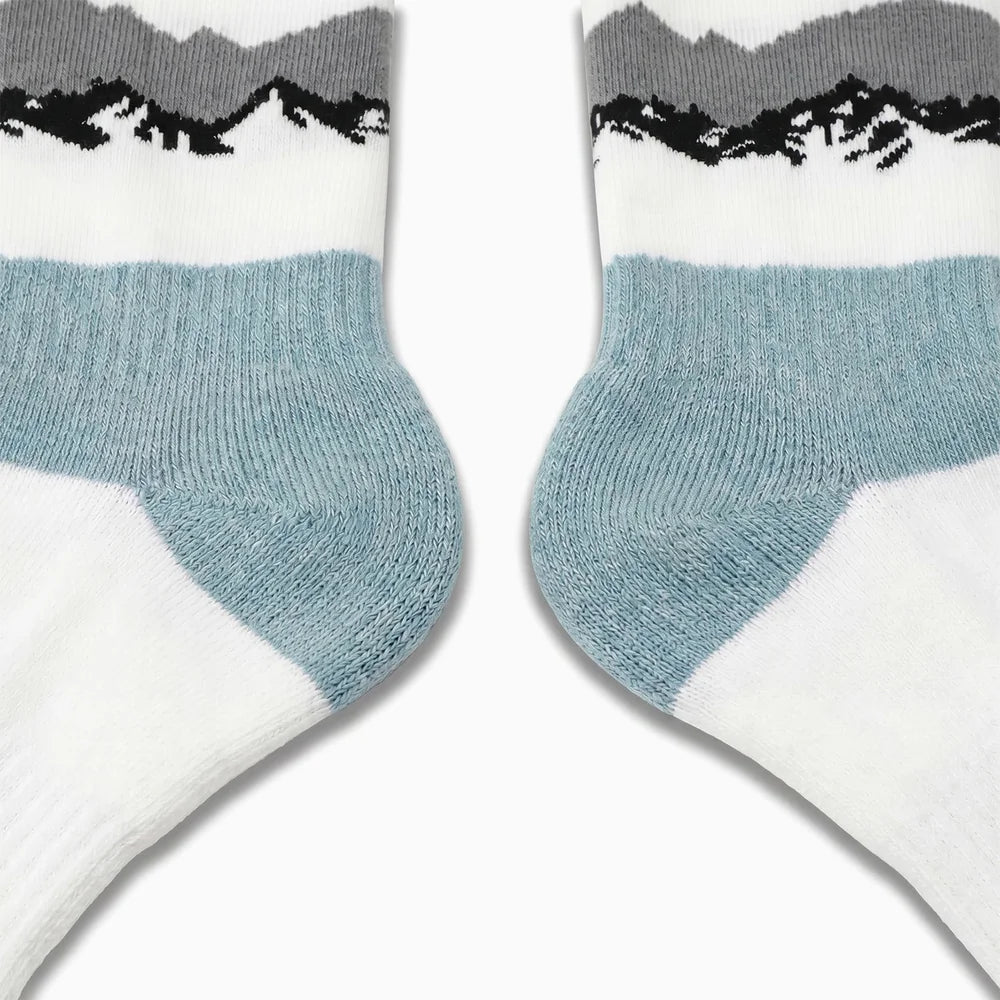 Reinforced heel and toe detail of Merino Wool Heated Socks