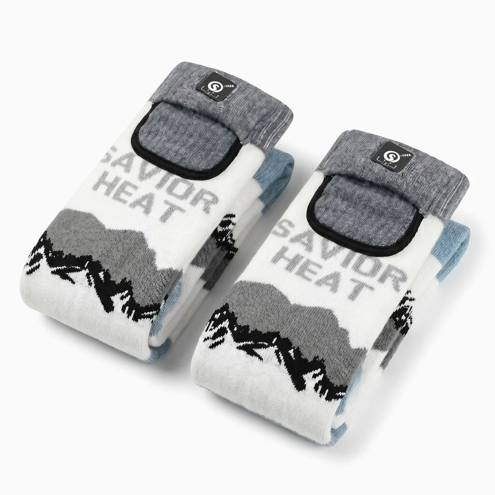 Material detail of Merino Wool Heated Socks