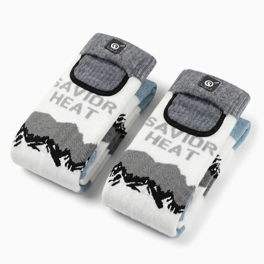 Material detail of Merino Wool Heated Socks