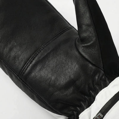 Anti-slip palm detail of Heated Snow Mittens