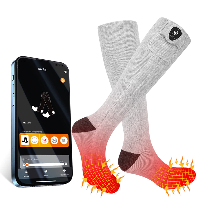 Laden Sie das Bild in Galerie -Viewer, Savior Bluetooth Heated Socks With APP Control For Men Women ss01g
