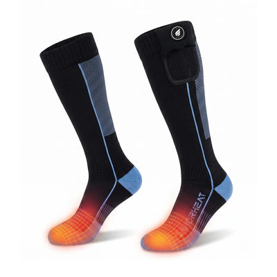 Heating zone coverage on Savior Heat Arch Support Heated Ski Socks